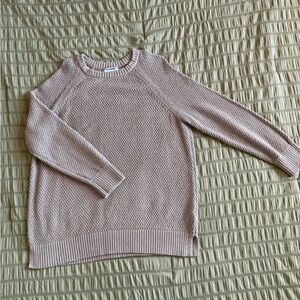 Old Navy Beige Seed-Stitch Crewneck Sweater